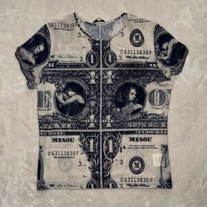 Miaou Money Tee size XL